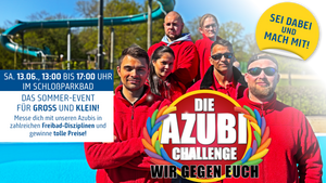 DIE AZUBI-CHALLENGE im Schloßparkbad