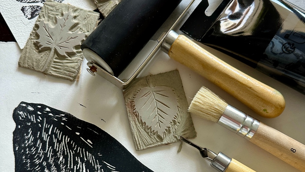 Kreativer Linolschnitt Workshop