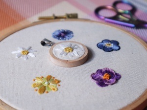 Embroidery Workshop. Tiny Flowers