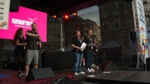 Redebeiträge der Gäste von Hamburg Pride e.V.