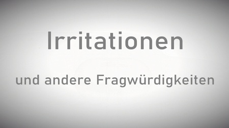 Eröffnung 68elf: Irritationen und andere Fragwürdigkeiten
