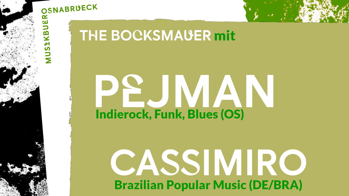 Titelbild der Veranstaltung Pejman + Cassimiro