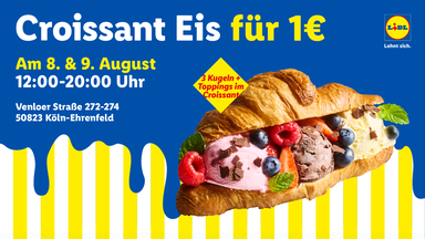 Lidl Croissant Eis 🥐🍦