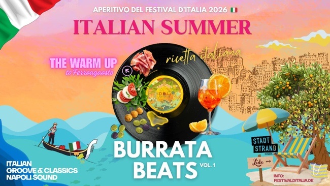 BELLA ITALIA: BURRATA BEATS mit ITALO-DISCO