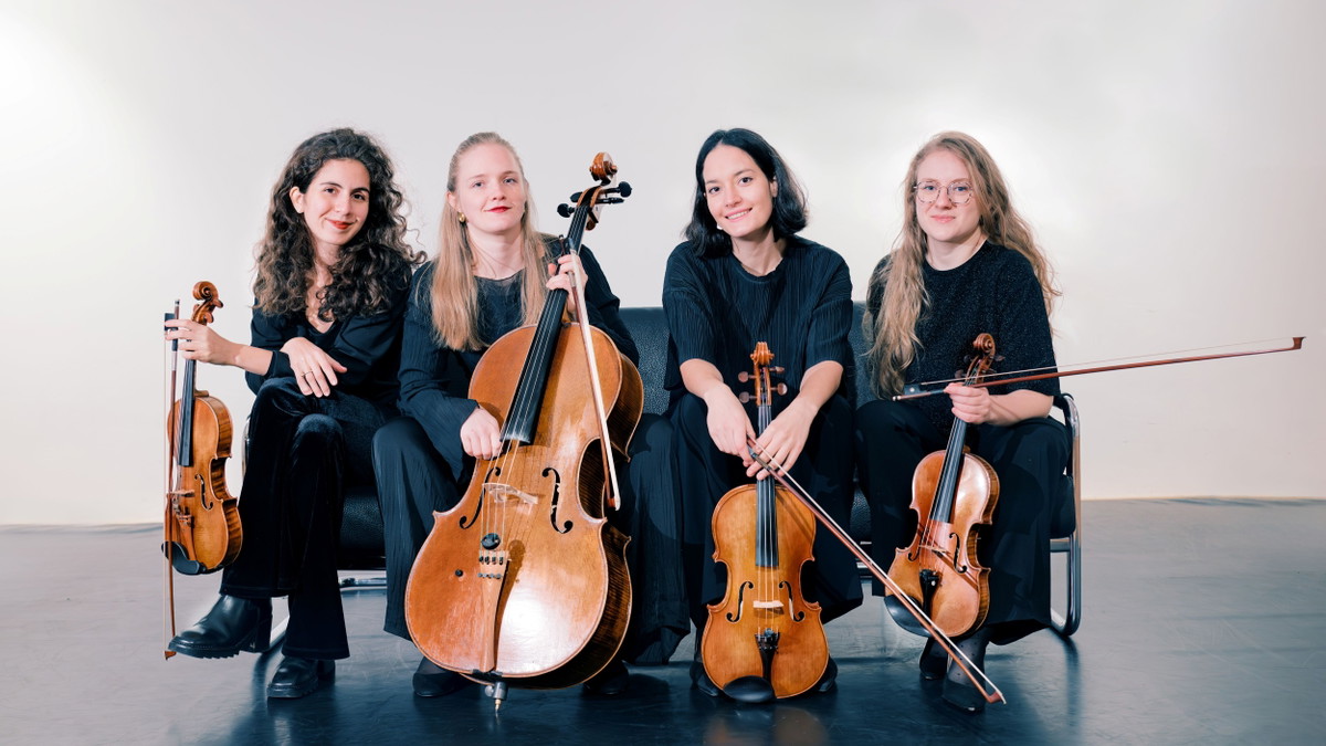 Musik auf Burg Gladbach: Das Elaia Quartett am 12. Juli zu Gast bei der Victor Rolff Stiftung