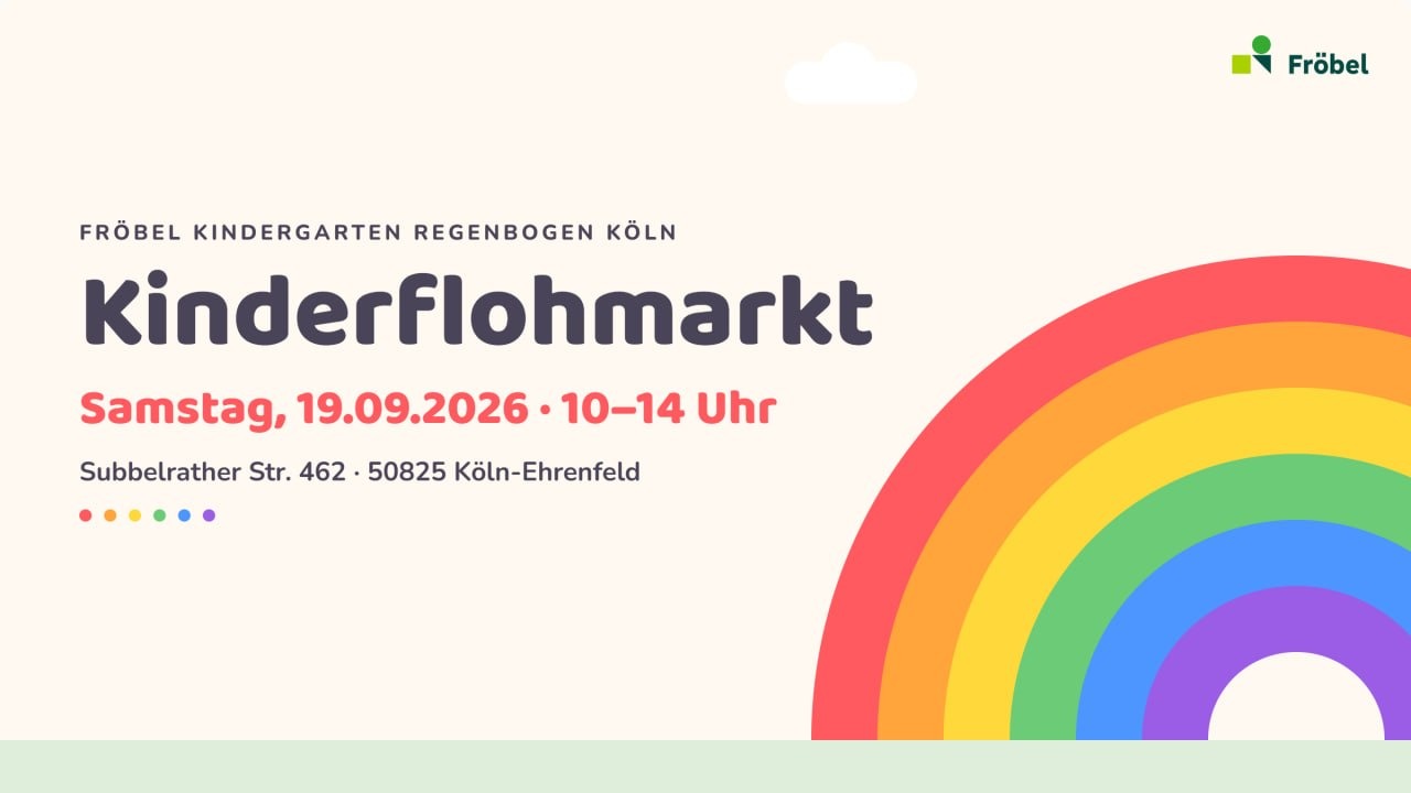 Stöbern unterm Regenbogen 🌈 – Flohmarkt für die ganze Familie