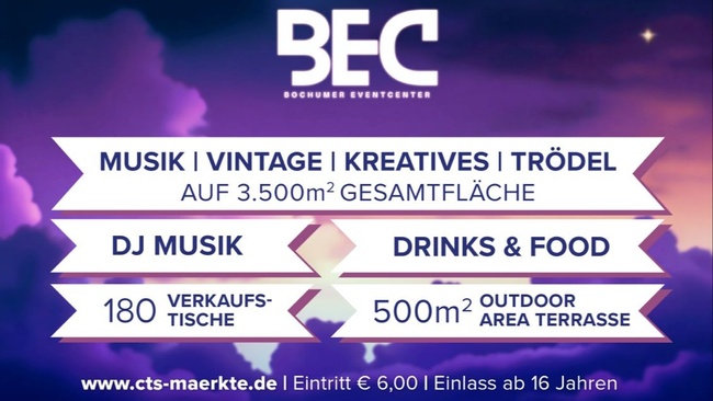 Nachtflohmarkt Bochumer Eventcenter