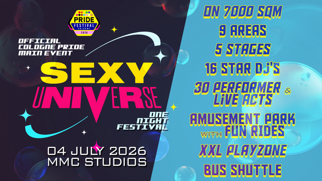 SEXY UNIVERSE - Offizielles ColognePride Main Event