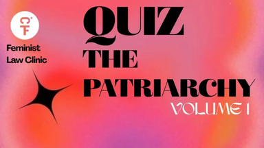 QUIZ THE PATRIARCHY - Pubquiz der Feminist Law Clinic