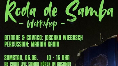 Roda de Samba Workshop für Percussion und Gitarre