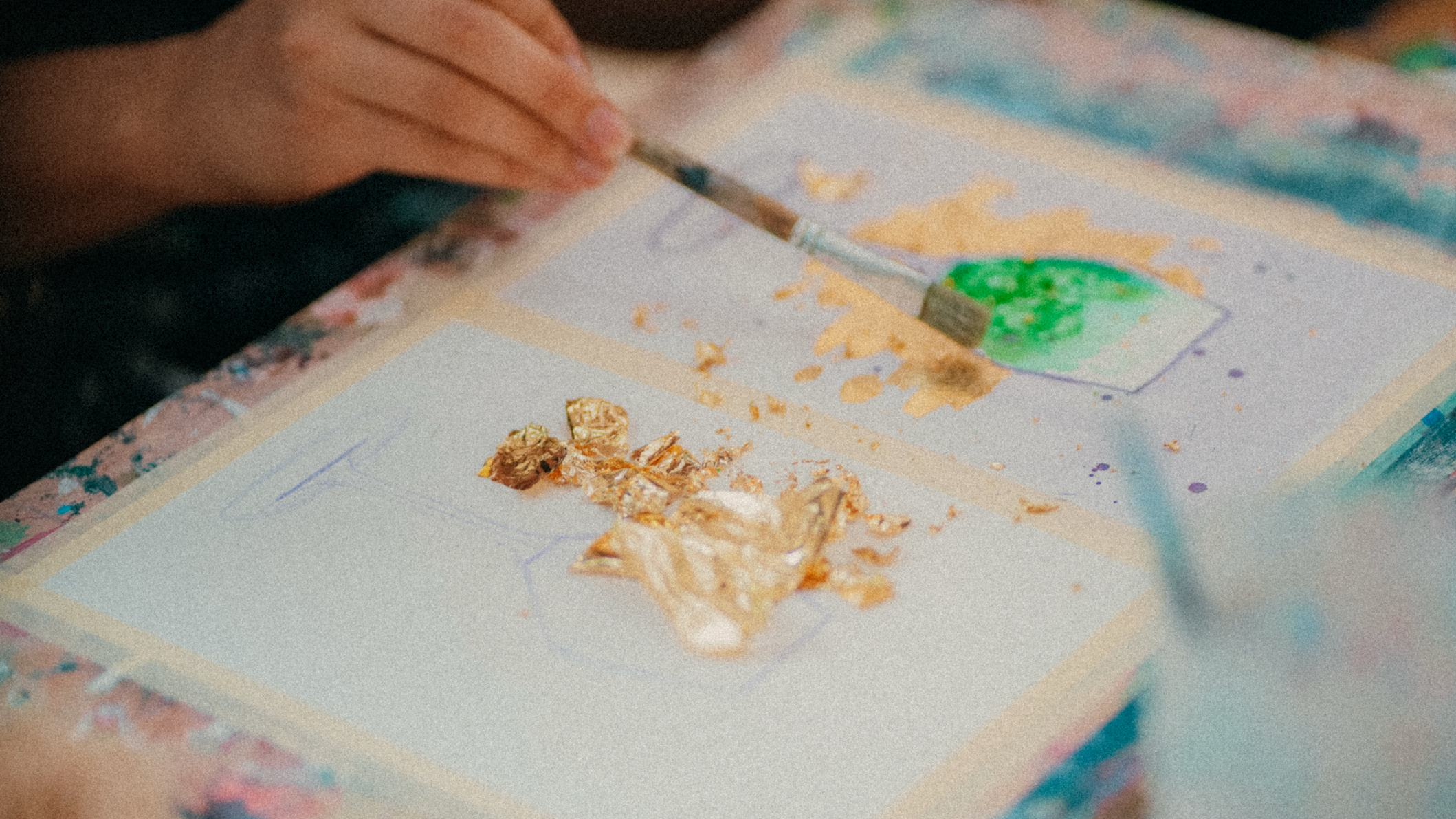 Afterwork Painting München | Aquarell, Wine & Creative Vibes