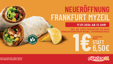 Cigköftem Neueröffnung Frankfurt MyZeil