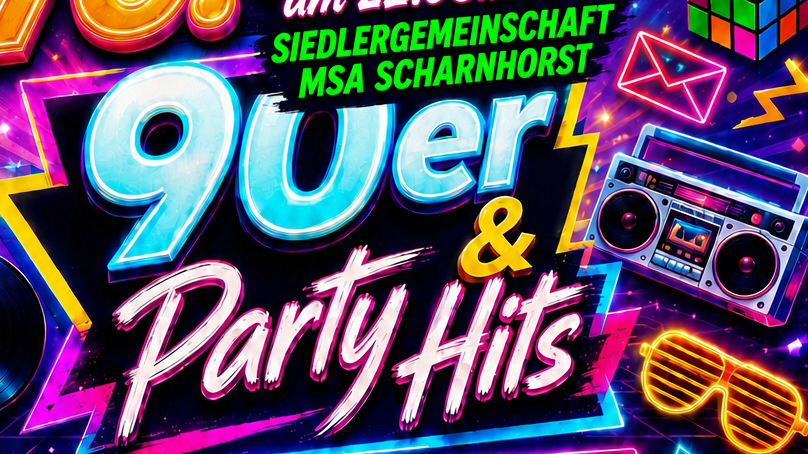 Titelbild der Veranstaltung 90er Party