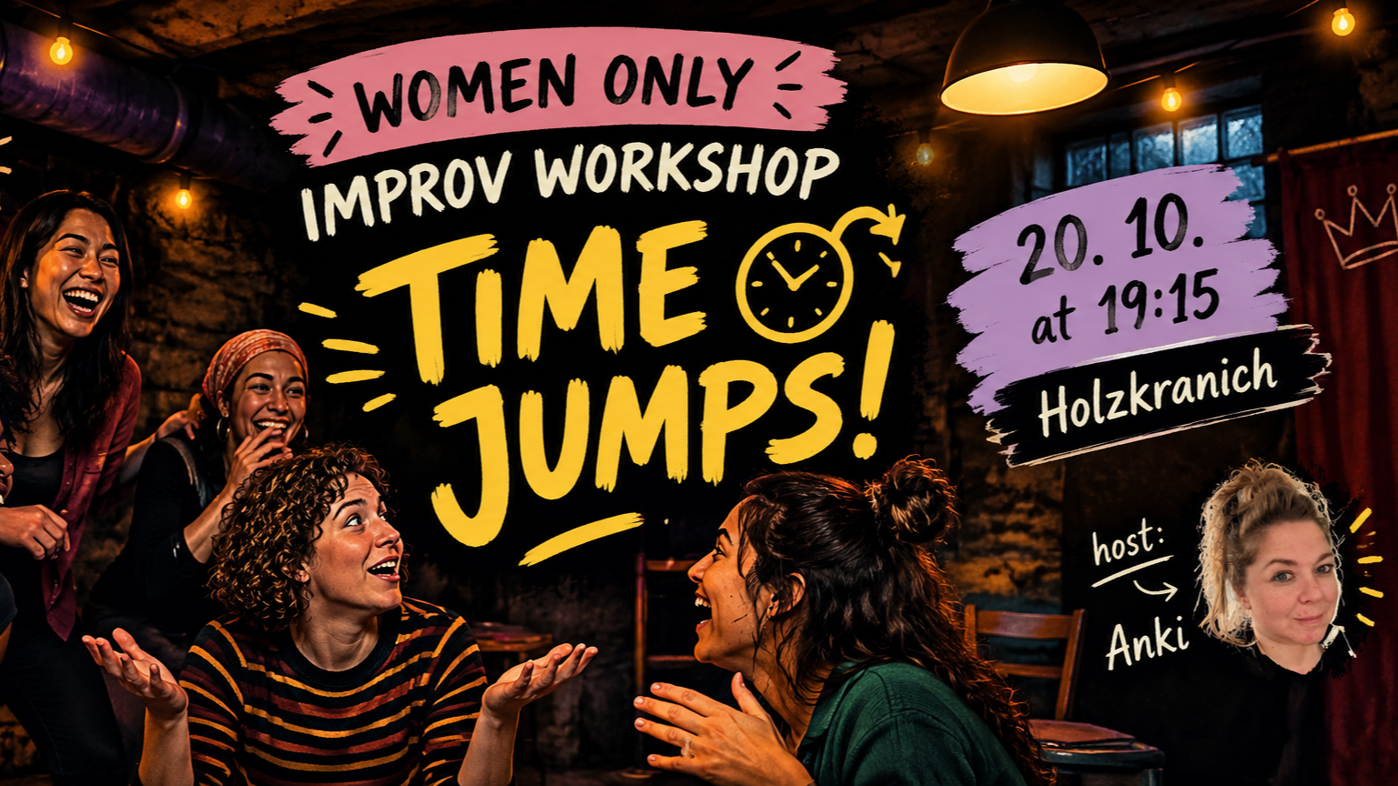 Women only improv workshops: Time Jumps