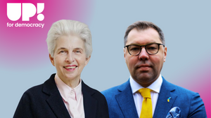 Die Ukraine und ihr EU-Beitritt. Chancen und Herausforderungen im Beitrittsprozess. Podiumsgespräch mit Dr. Marie-Agnes Strack-Zimmermann und Oleksii Makeiev