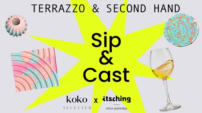 Jesmonite Terrazzo Workshop meets Second Hand