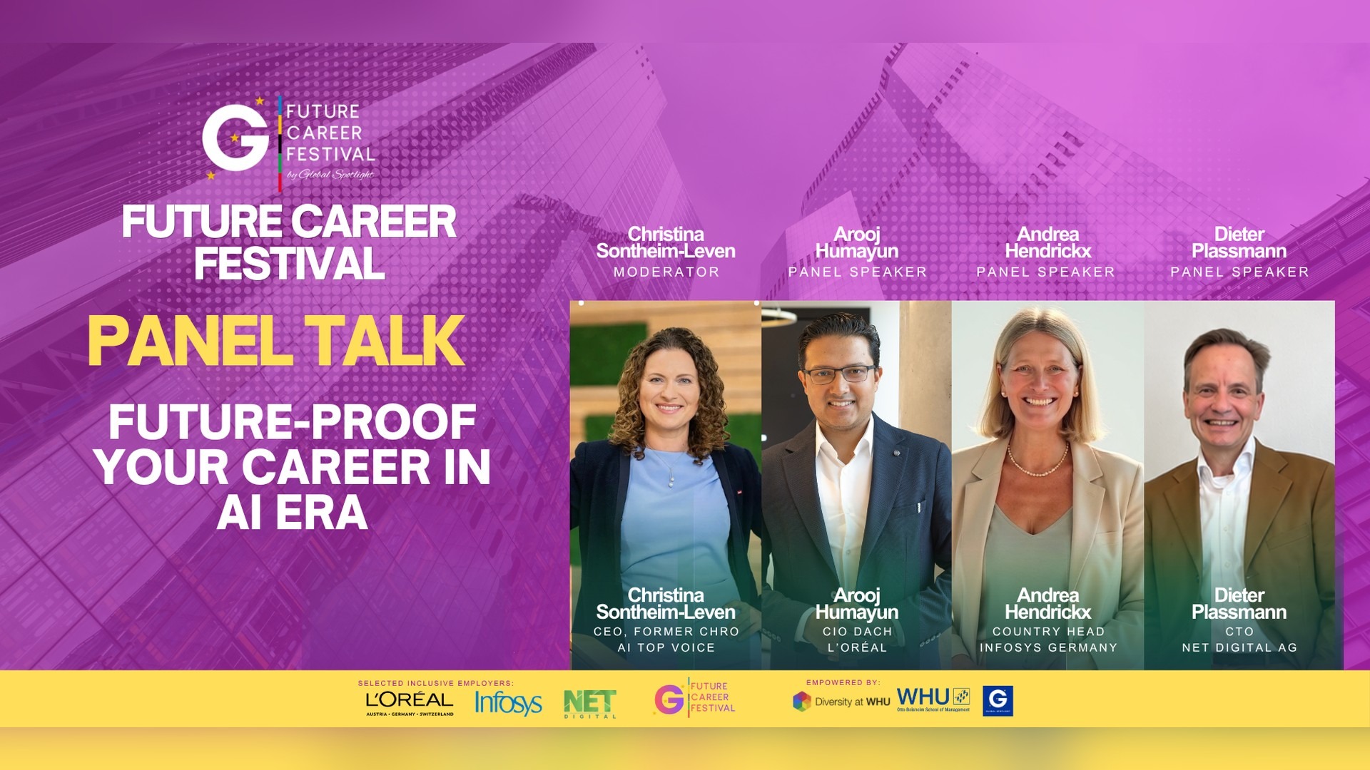 Future-Proof Your Career in the AI Era Panel Talk - Future Career Festival Programm