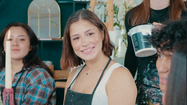 Afterwork Painting München | Strukturpaste, Drinks & Creative Vibes