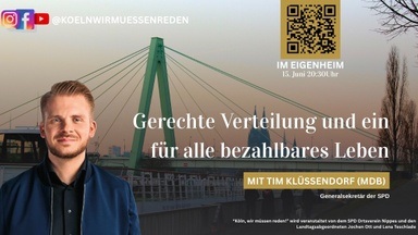Köln, wir müssen reden über…  Gerechte Verteilung und ein für alle bezahlbares Leben