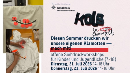 Siebdruckworksop für Kinder und Jügendliche