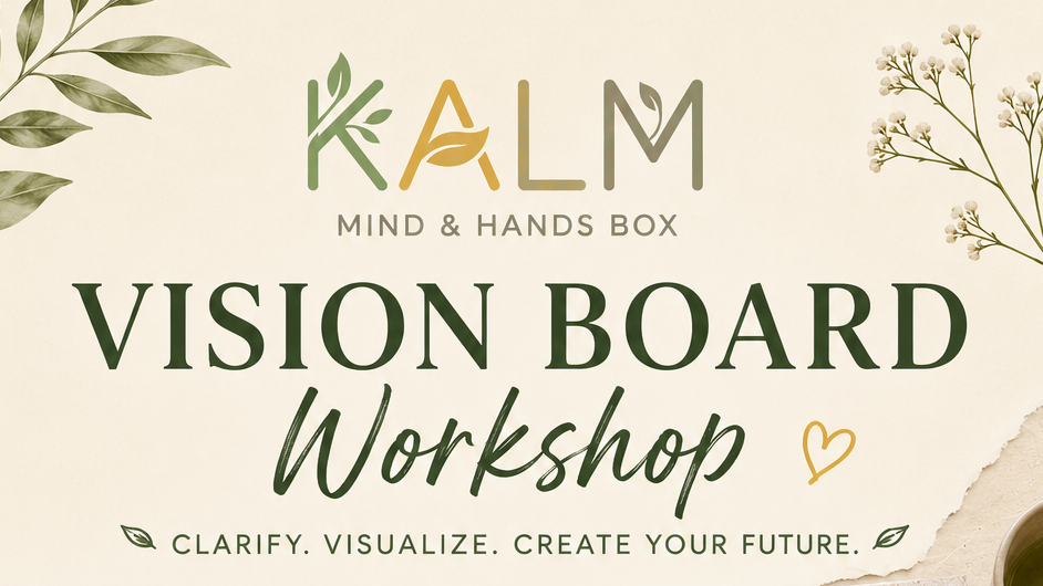 Titelbild der Veranstaltung Mindful Vision Board Crafting