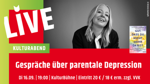 KulturAbend: Gespräche über parentale Depression