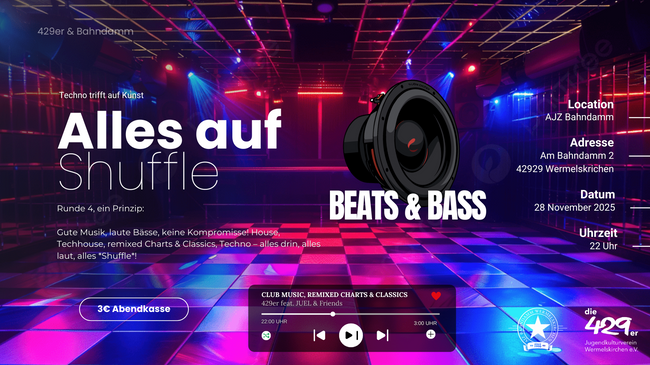 Alles auf Shuffle - Beats & Bass