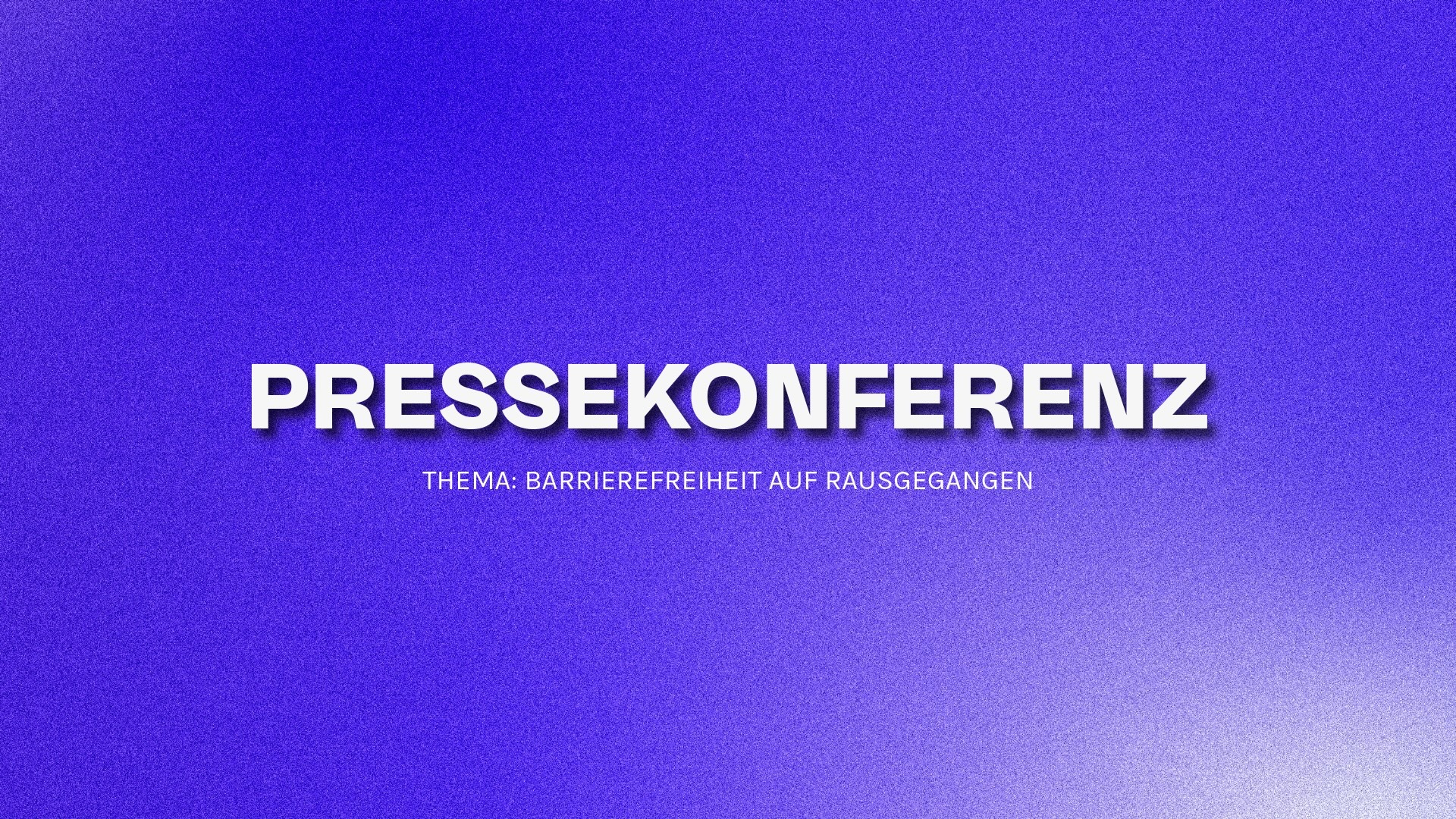 Pressekonferenz und Networking-Event von Rausgegangen und der Stadt Köln: Projekt zur Barrierefreiheit