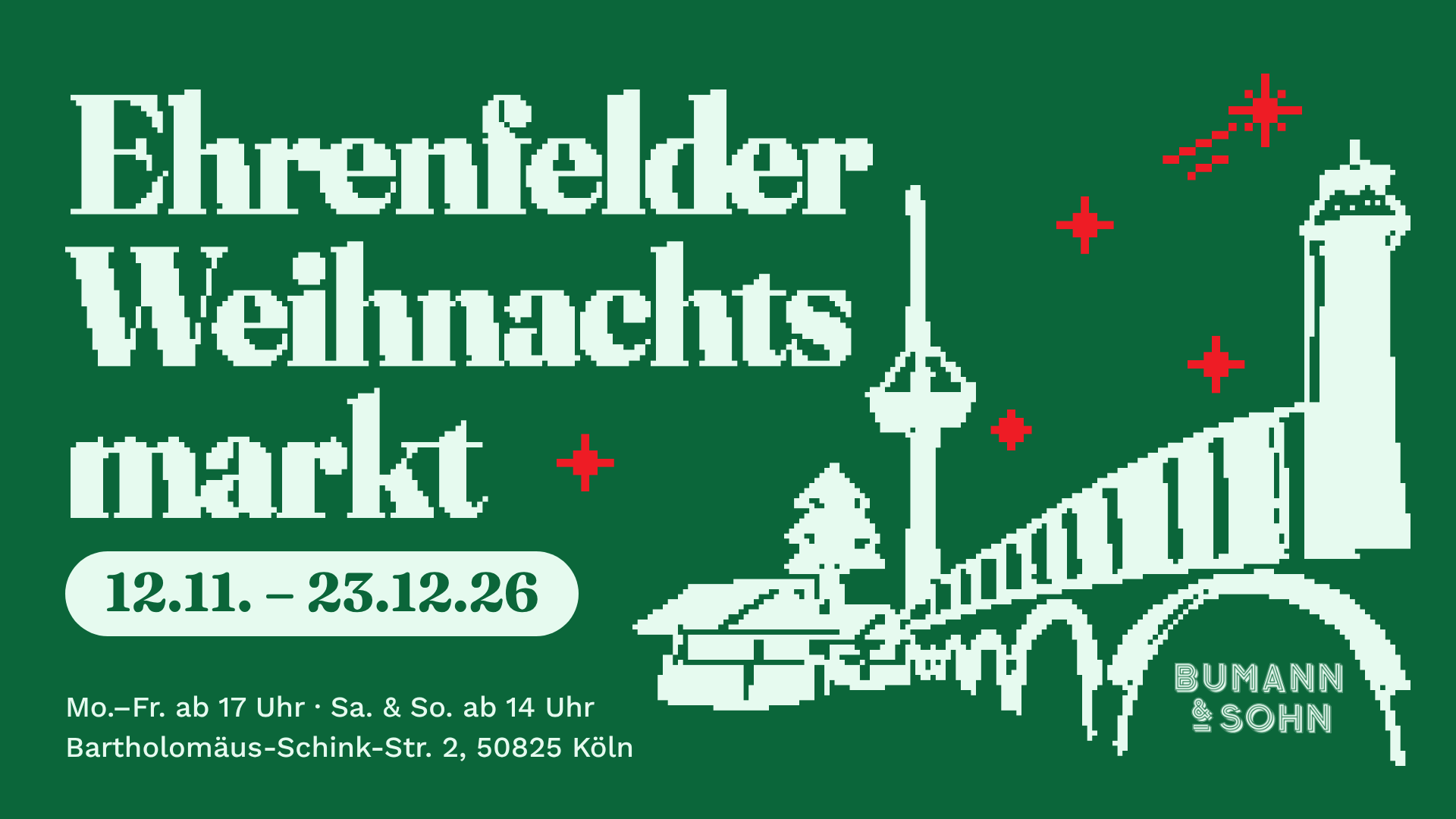 Ehrenfelder Weihnachtsmarkt im Bumann & Sohn