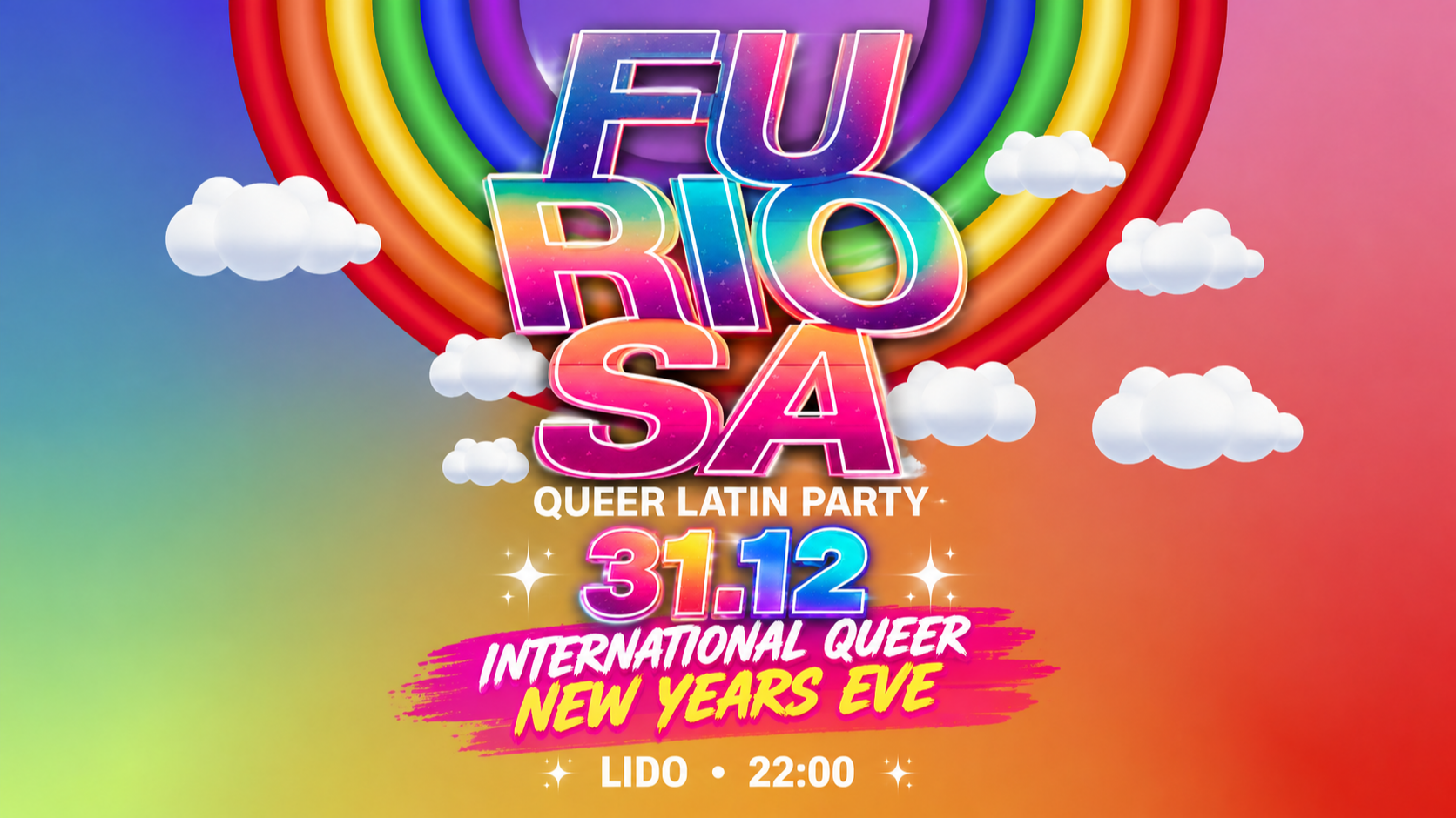 🏳️‍🌈QUEER INTERNATIONAL NEW YEARS EVE🏳️‍🌈FURIOSA at Lido!