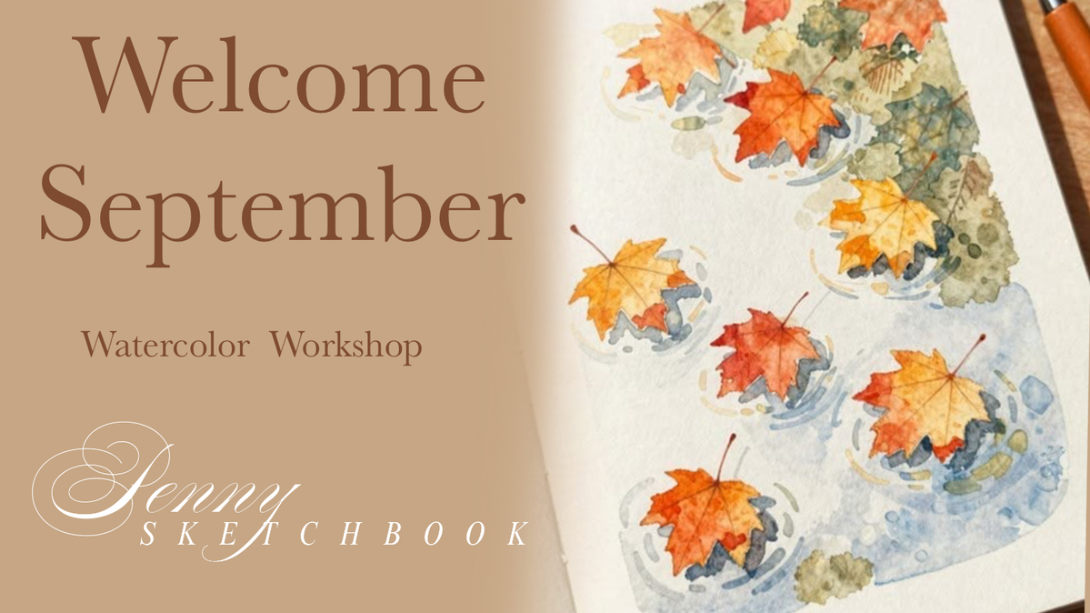 Titelbild der Veranstaltung Welcome September- Watercolor Workshop