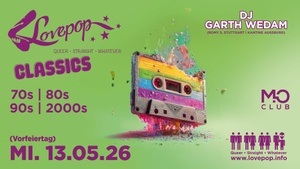 LOVEPOP - Queer Retro Clubbing feat. GARTH WEDAM