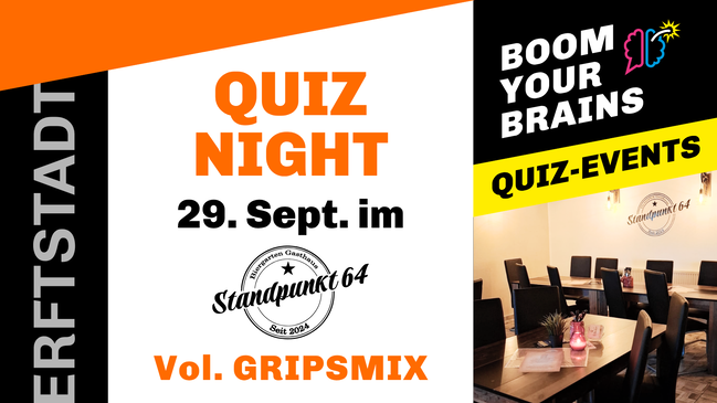Quiz-Night Erftstadt | Vol. Gripsmix | Boom Your Brains