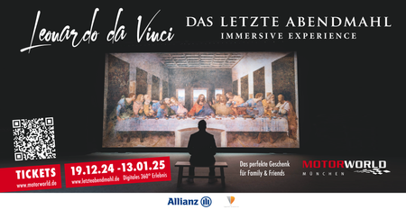 Das letzte Abendmahl-eine immersive Ausstellung von Leonardo da Vinci