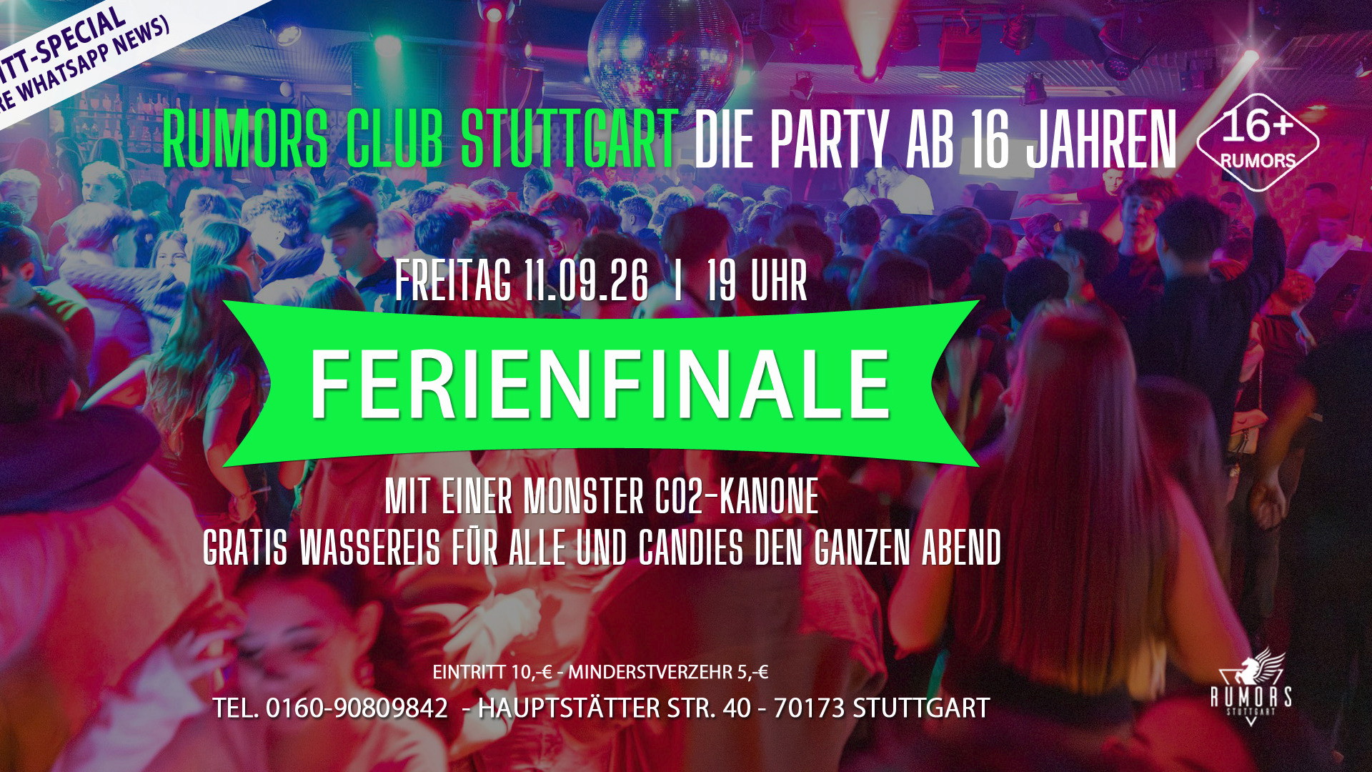DIE PARTY ab 16 Jahren - Stuttgarts angesagteste 16er Party!