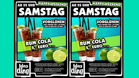 Das Ding: Samstag!