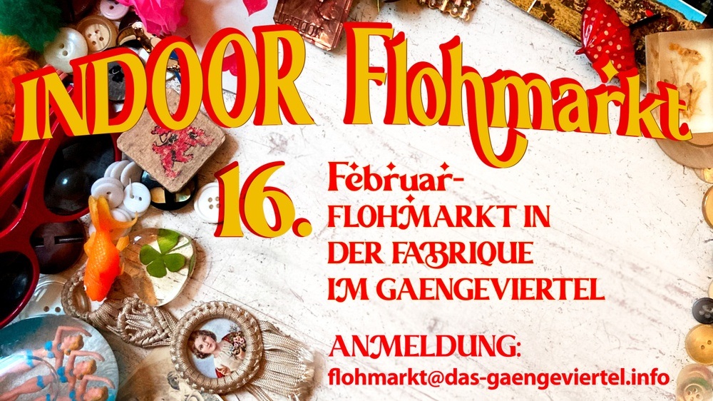 Indoor Flohmarkt im Gängeviertel