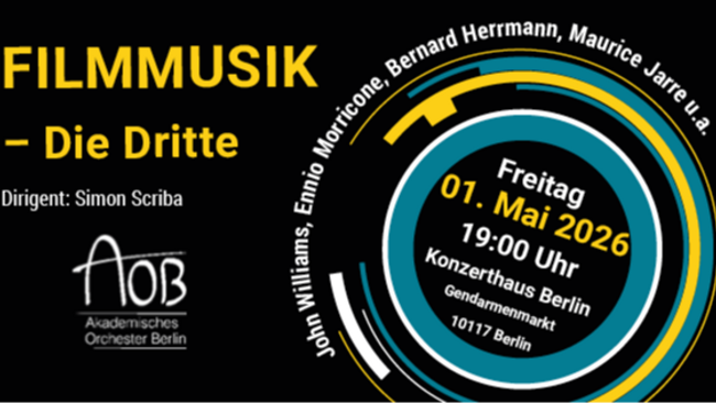 Filmmusik 3.0 | Akademisches Orchester Berlin (AOB)