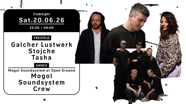 Clubnight - Galcher Lustwerk, Stojche, Tasha, Mogol Soundsystem