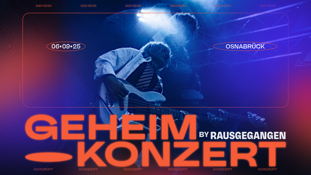 Geheimkonzert Osnabrück | SUMMER CLOSING EDITION ☀️ by Rausgegangen