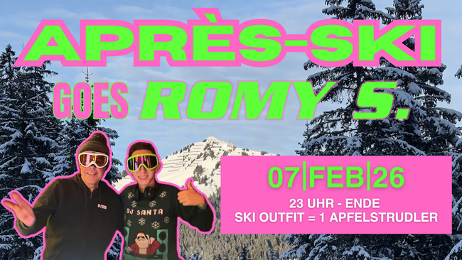 APRÈS-SKI goes ROMY S.