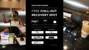 MARATHON FINISHER | FREE CHILL-OUT RECOVERY SPOT