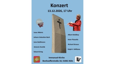 Akkordeon Orchester Bayer Leverkusen zu Gast in der Immanuelkirche