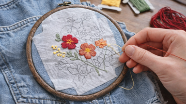 SIP & STICK- Denim Stickerei Workshop