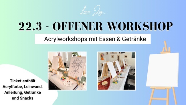 Offener Workshop - Male, Zeichne oder Gestalte - wie du möchtest