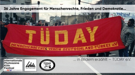 Vernissage "36 Jahre Engagement für Menschenrechte, Frieden und Demokratie – in Bildern erzählt – TÜDAY e.V."