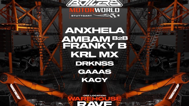 BOILERS FESTIVAL x WAREHOUSE with AMBAM b2b FRANKY B, ANXHELA, Krl Mx