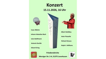 Akkordeon Orchester Bayer Leverkusen zu Gast in der Friedenskirche Schlebusch