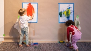 Playtime – Freies Malen für Kinder mit Acrylfarbe