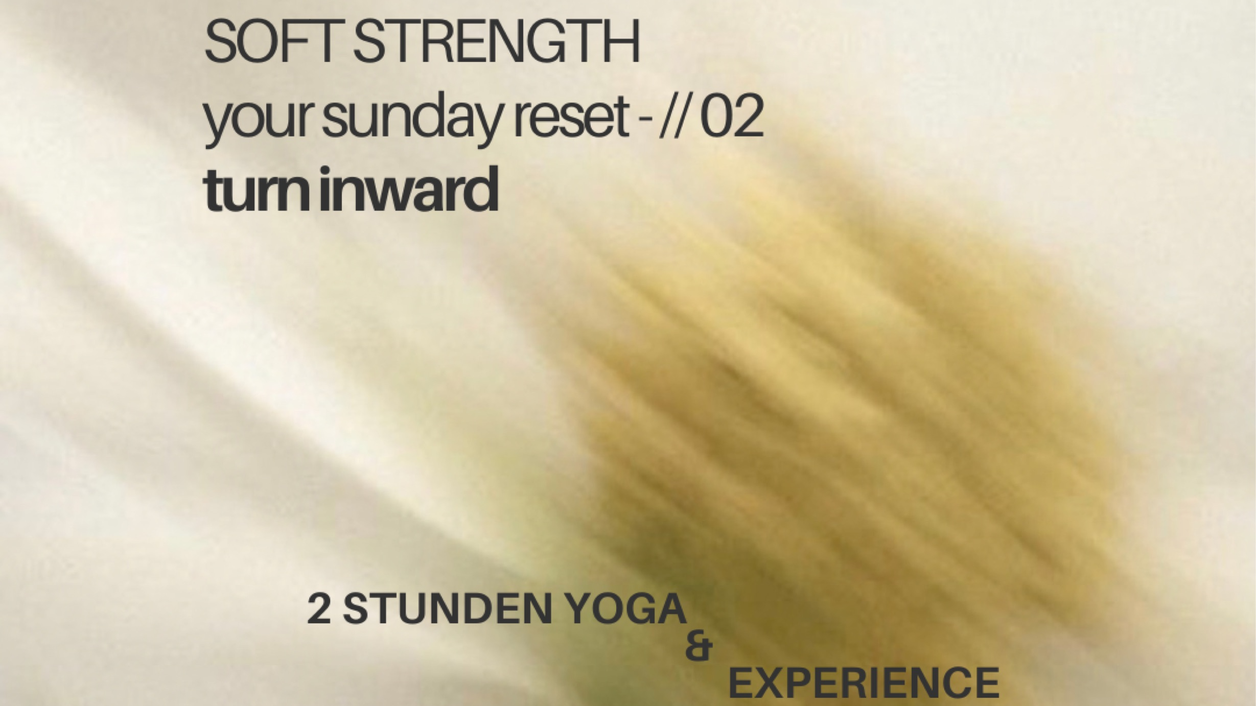 SOFT STRENGTH - sunday reset (Yoga)